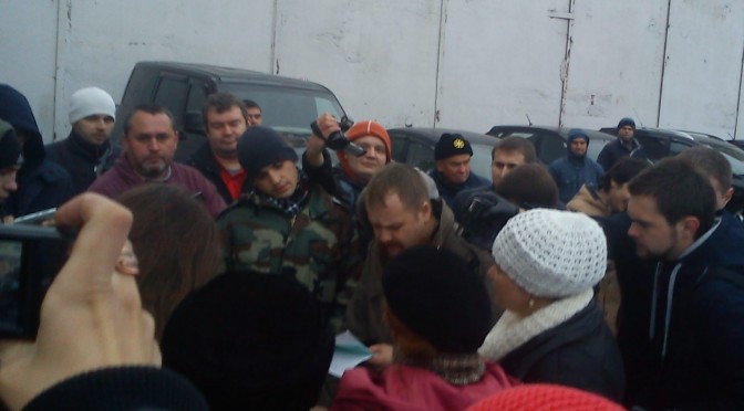 Соратники РОНА посетили акцию поддержки Александра Белова